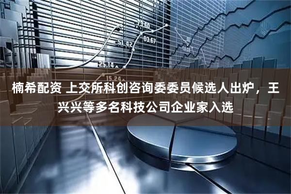 楠希配资 上交所科创咨询委委员候选人出炉，王兴兴等多名科技公司企业家入选